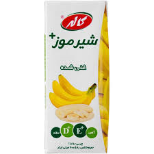شیر موز پاکتی 200cc کاله